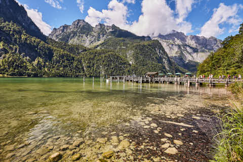 Gemeinde Schönau Landkreis Berchtesgadener_Land Salet Königssee Anlegestelle (Dirschl Johann) Deutschland BGL